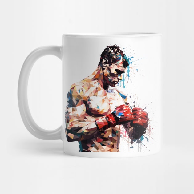 Boxing Boxer Sport Game Champion Competition Abstract by Cubebox